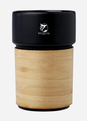 Gobelet isotherme Fika avec couvercle en bambou – 340 ml